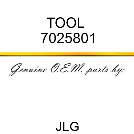 TOOL  7025801