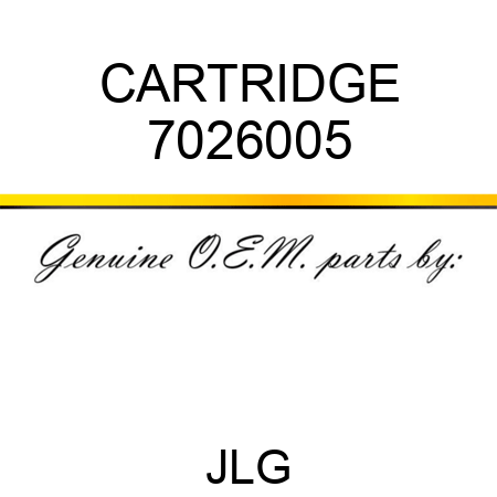 CARTRIDGE 7026005