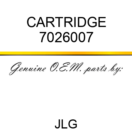 CARTRIDGE 7026007