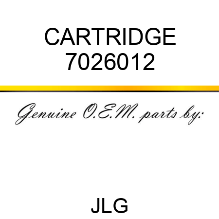 CARTRIDGE 7026012