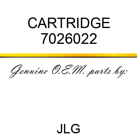 CARTRIDGE 7026022