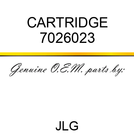 CARTRIDGE 7026023