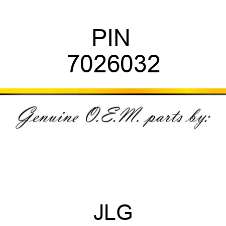 PIN  7026032