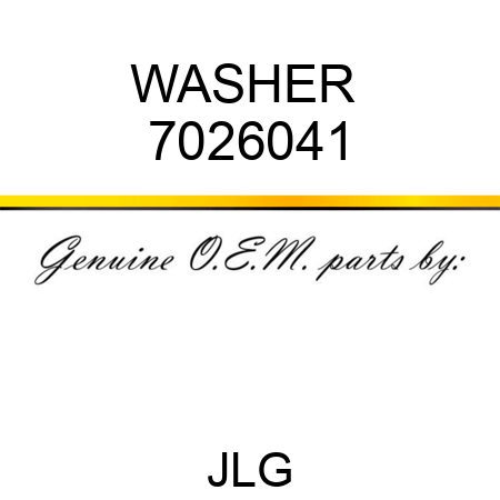WASHER  7026041