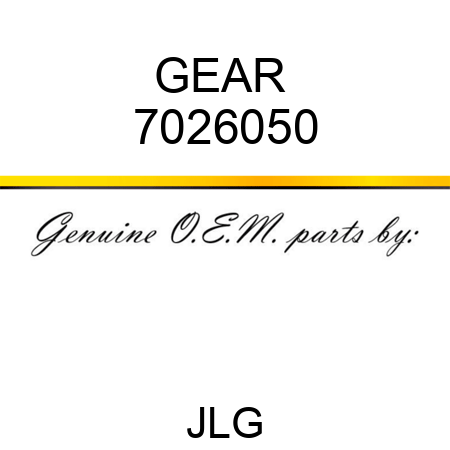GEAR  7026050