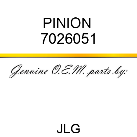 PINION  7026051