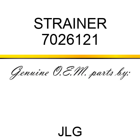 STRAINER 7026121