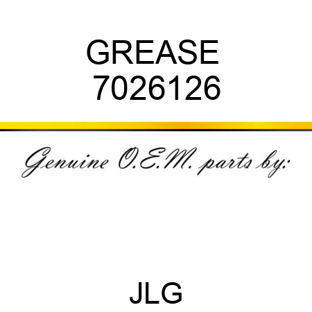 GREASE  7026126