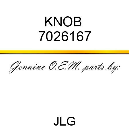 KNOB  7026167