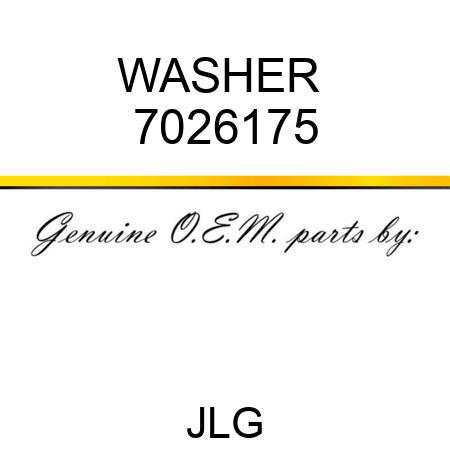 WASHER  7026175