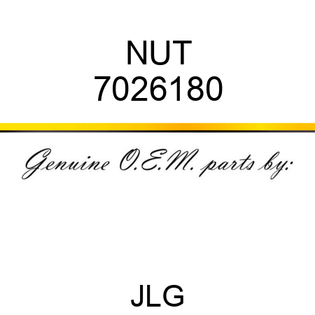 NUT 7026180