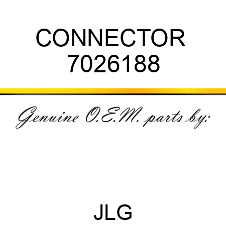 CONNECTOR  7026188
