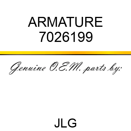 ARMATURE 7026199