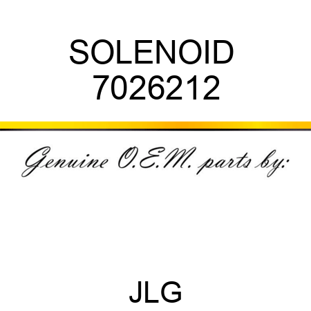 SOLENOID  7026212