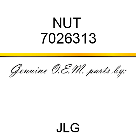 NUT  7026313