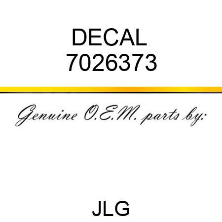 DECAL  7026373