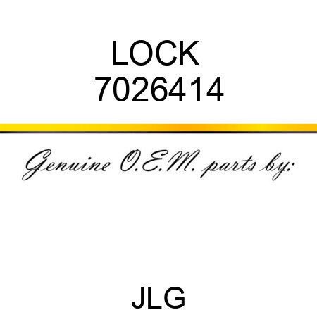 LOCK  7026414