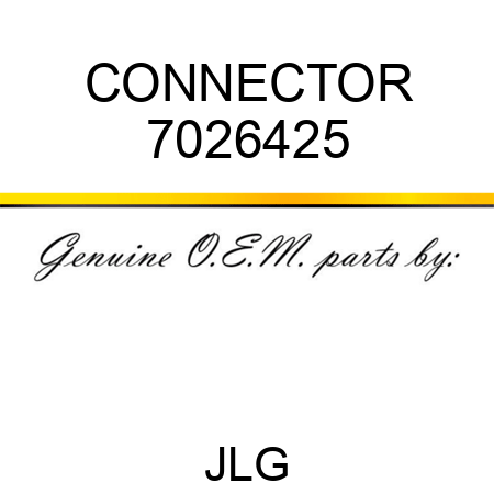 CONNECTOR 7026425