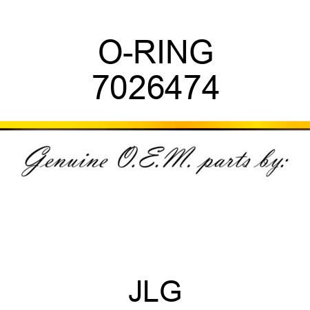 O-RING 7026474