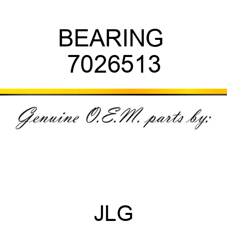 BEARING  7026513