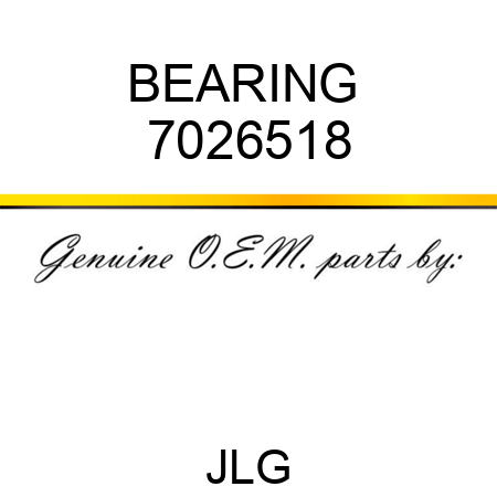 BEARING  7026518