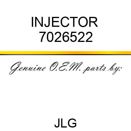 INJECTOR  7026522