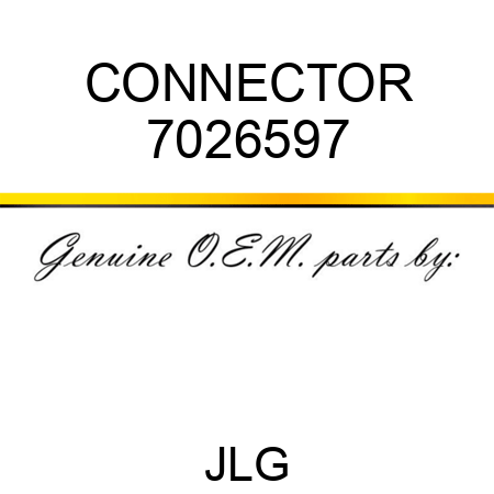 CONNECTOR 7026597