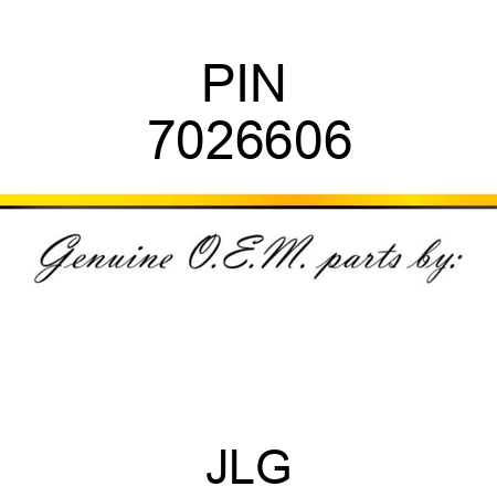 PIN  7026606