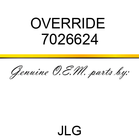 OVERRIDE  7026624
