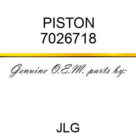PISTON 7026718