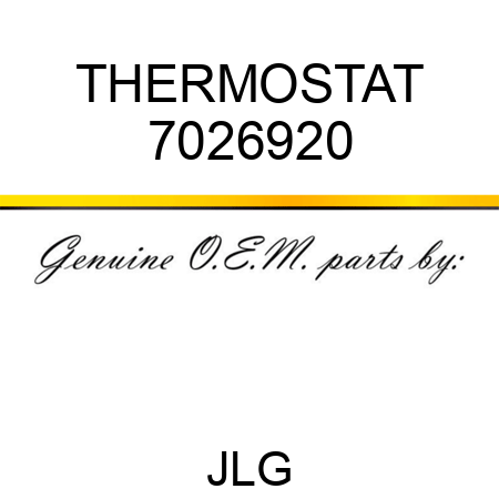 THERMOSTAT 7026920