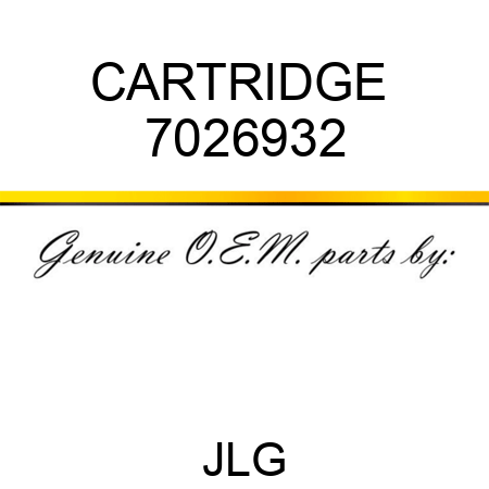 CARTRIDGE  7026932
