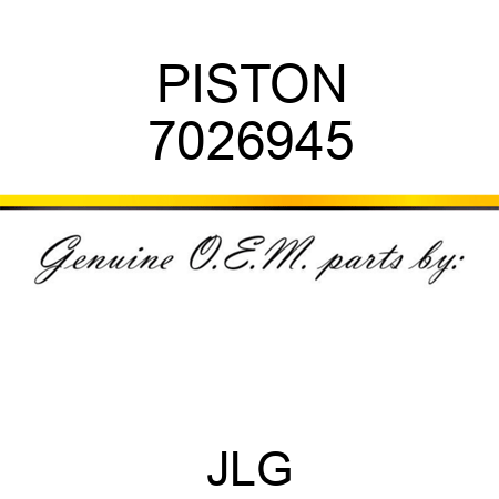 PISTON 7026945