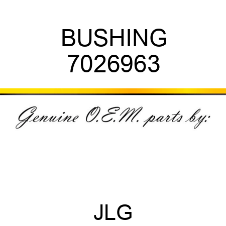 BUSHING 7026963