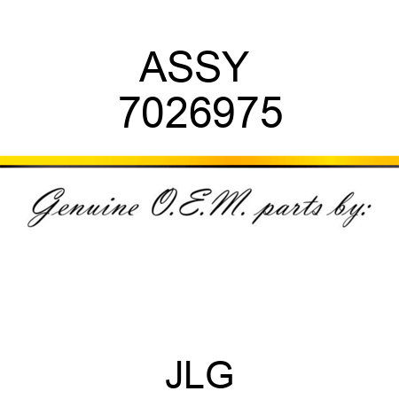 ASSY  7026975