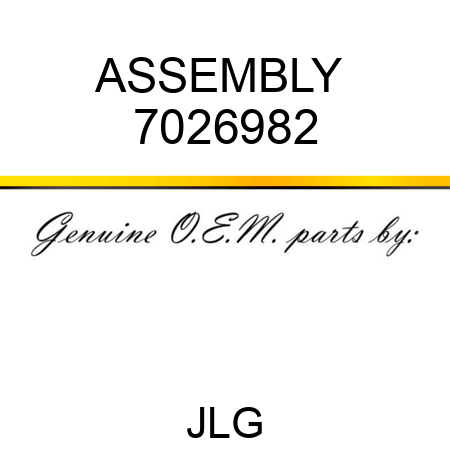 ASSEMBLY  7026982