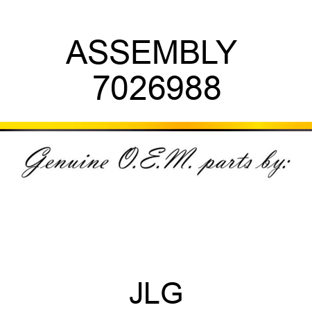 ASSEMBLY  7026988