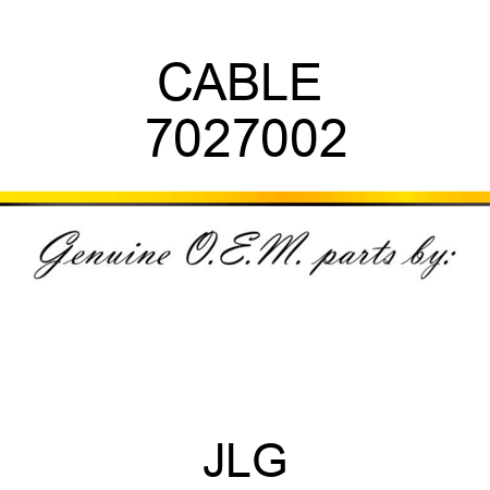 CABLE  7027002