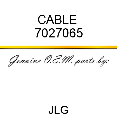 CABLE  7027065