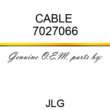 CABLE  7027066