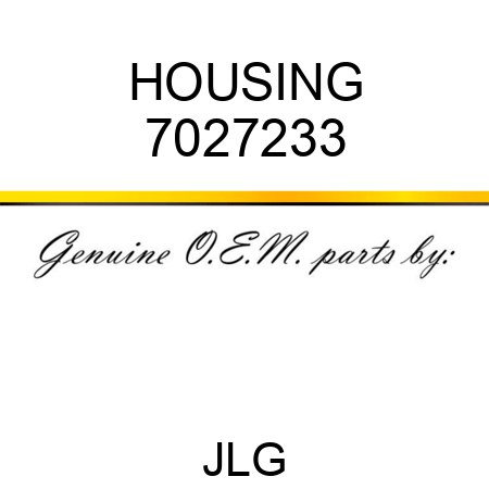 HOUSING 7027233