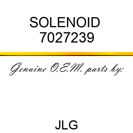 SOLENOID  7027239