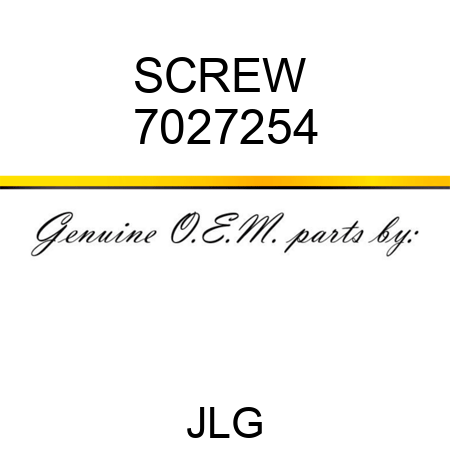 SCREW  7027254