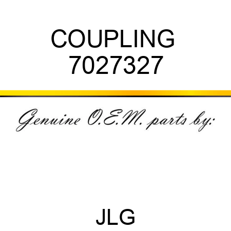 COUPLING  7027327