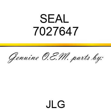 SEAL  7027647