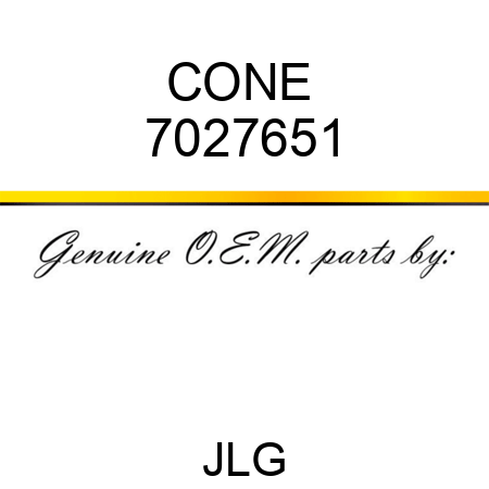 CONE  7027651