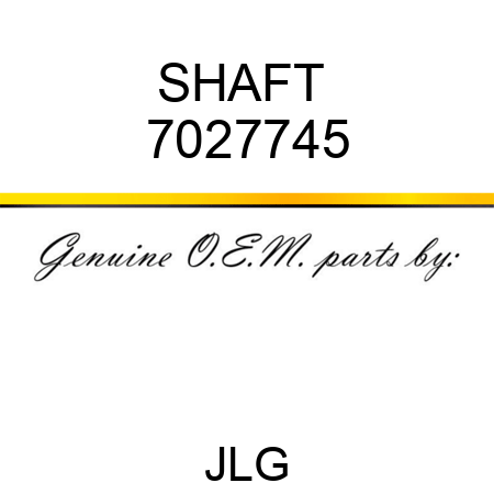 SHAFT  7027745