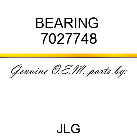 BEARING  7027748