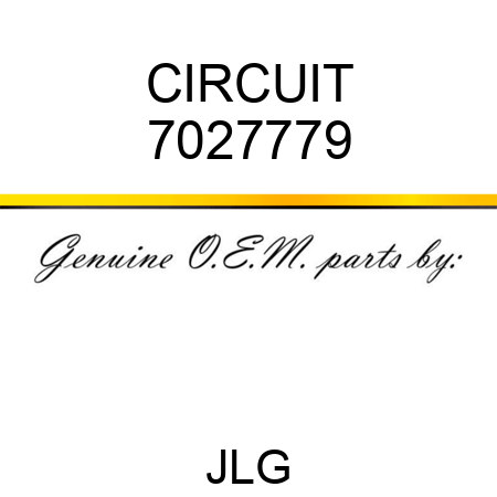 CIRCUIT 7027779