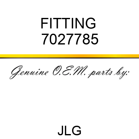 FITTING  7027785